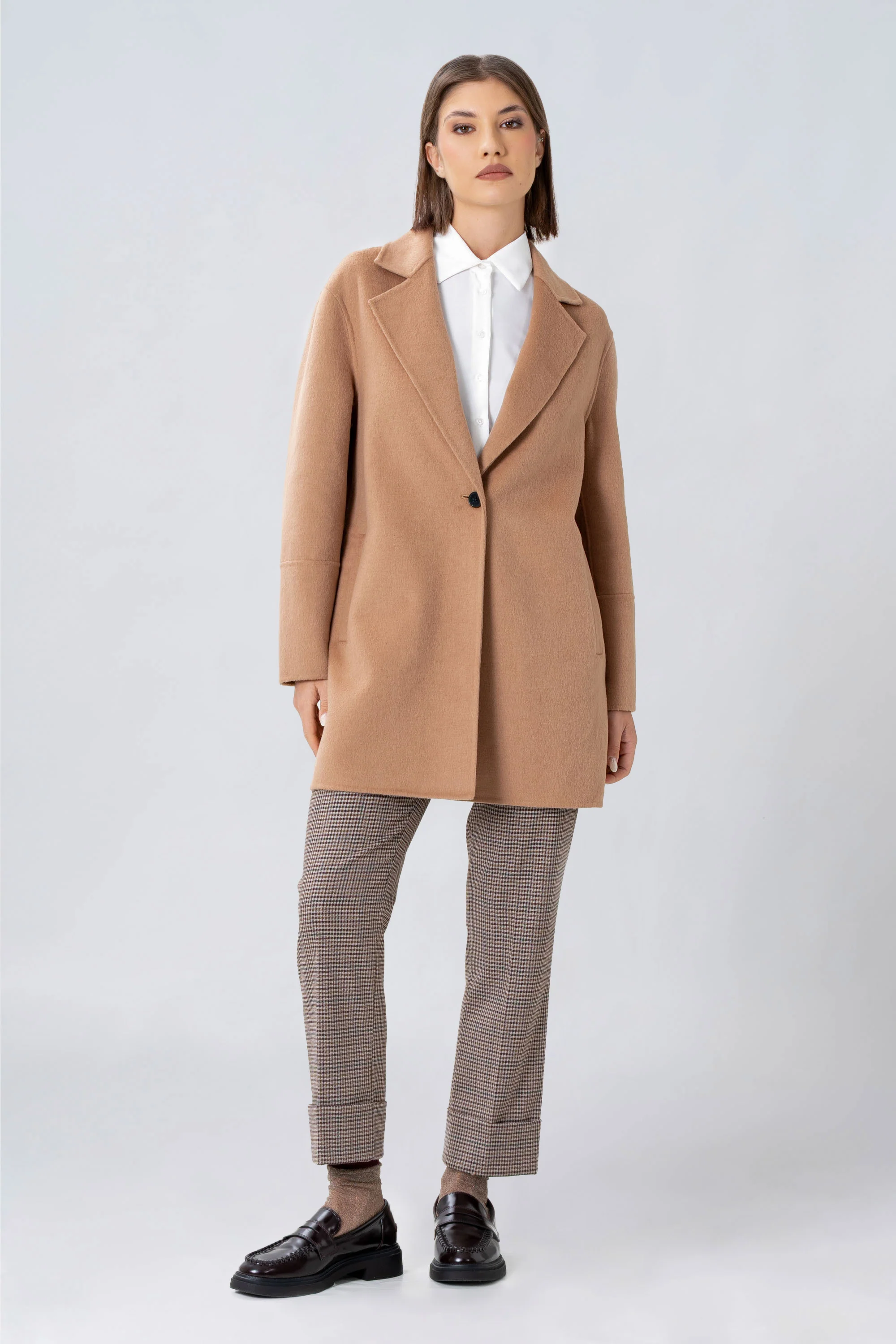 Cappotto con revers ampi - CAPPOTTO ABICAX - Image 2