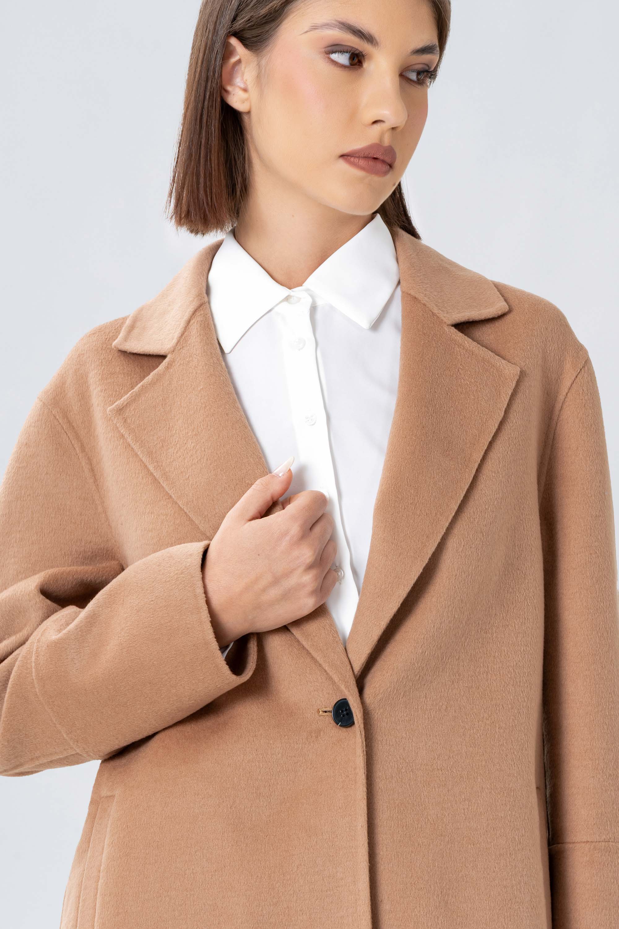 Cappotto con revers ampi - CAPPOTTO ABICAX - Image 3