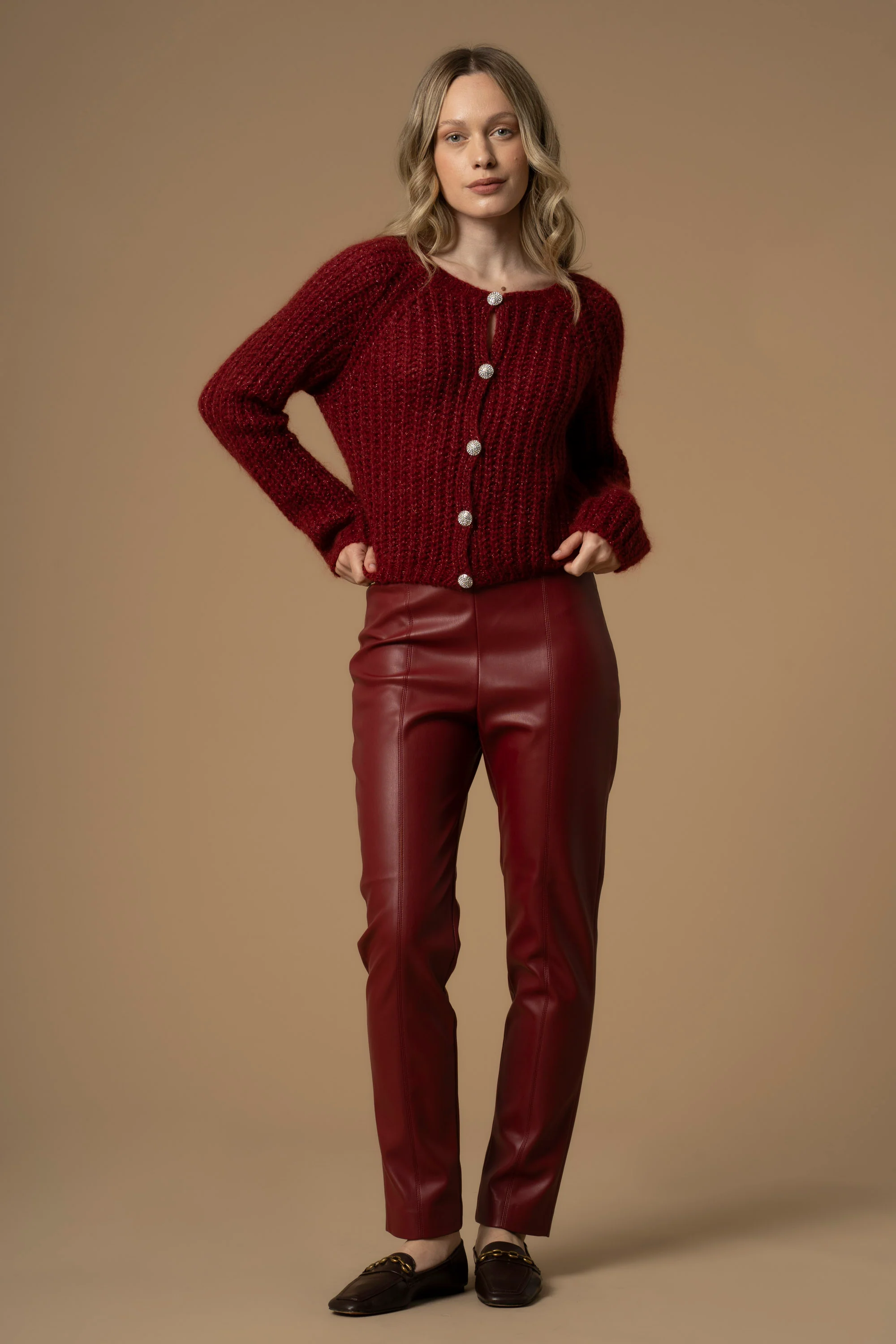 Maglia con bottoni e filo lurex - Maglia M/L Ave - Image 2