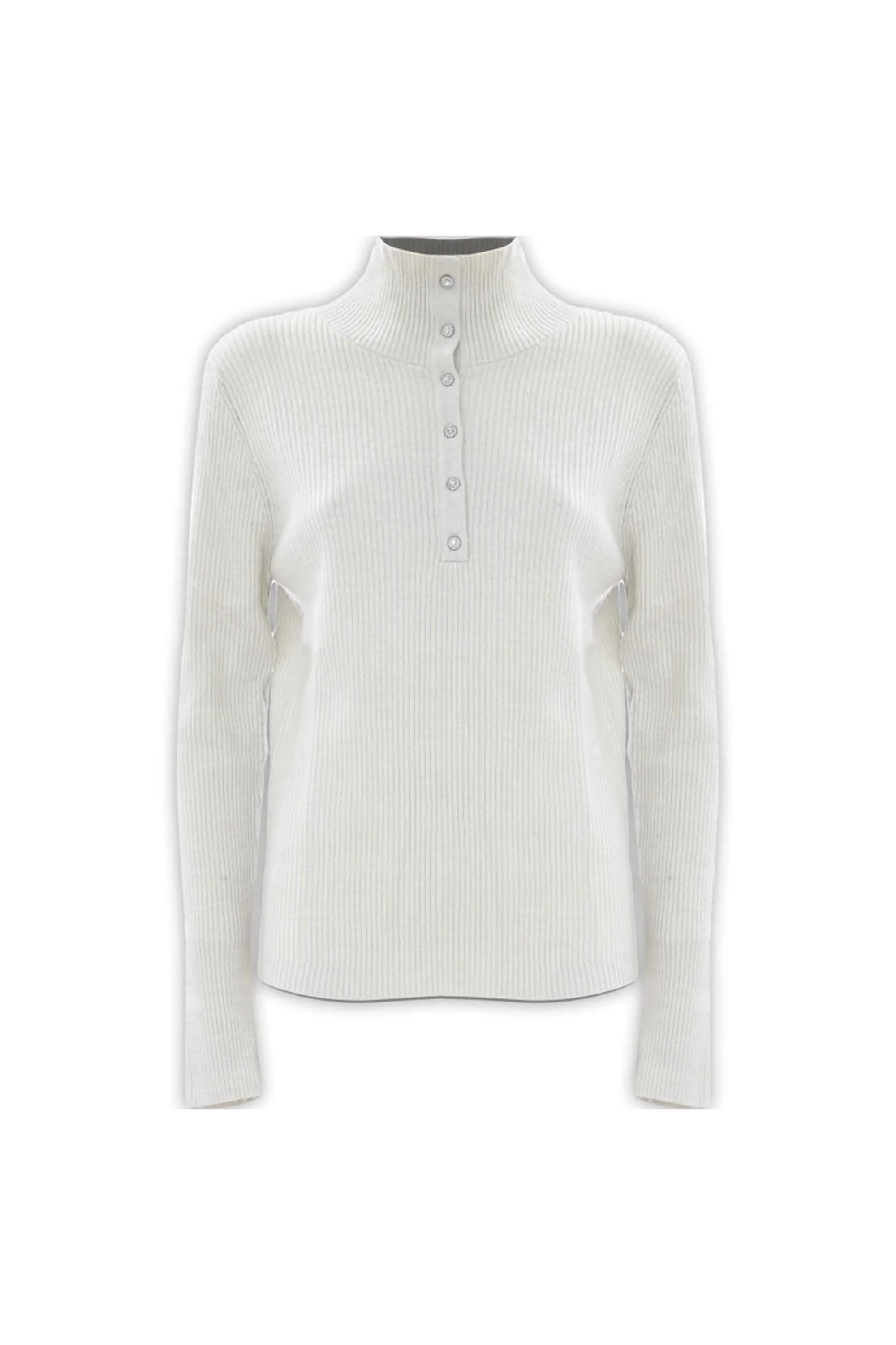 Maglia a collo alto con bottoni - Maglia M/L Ennata - Image 4
