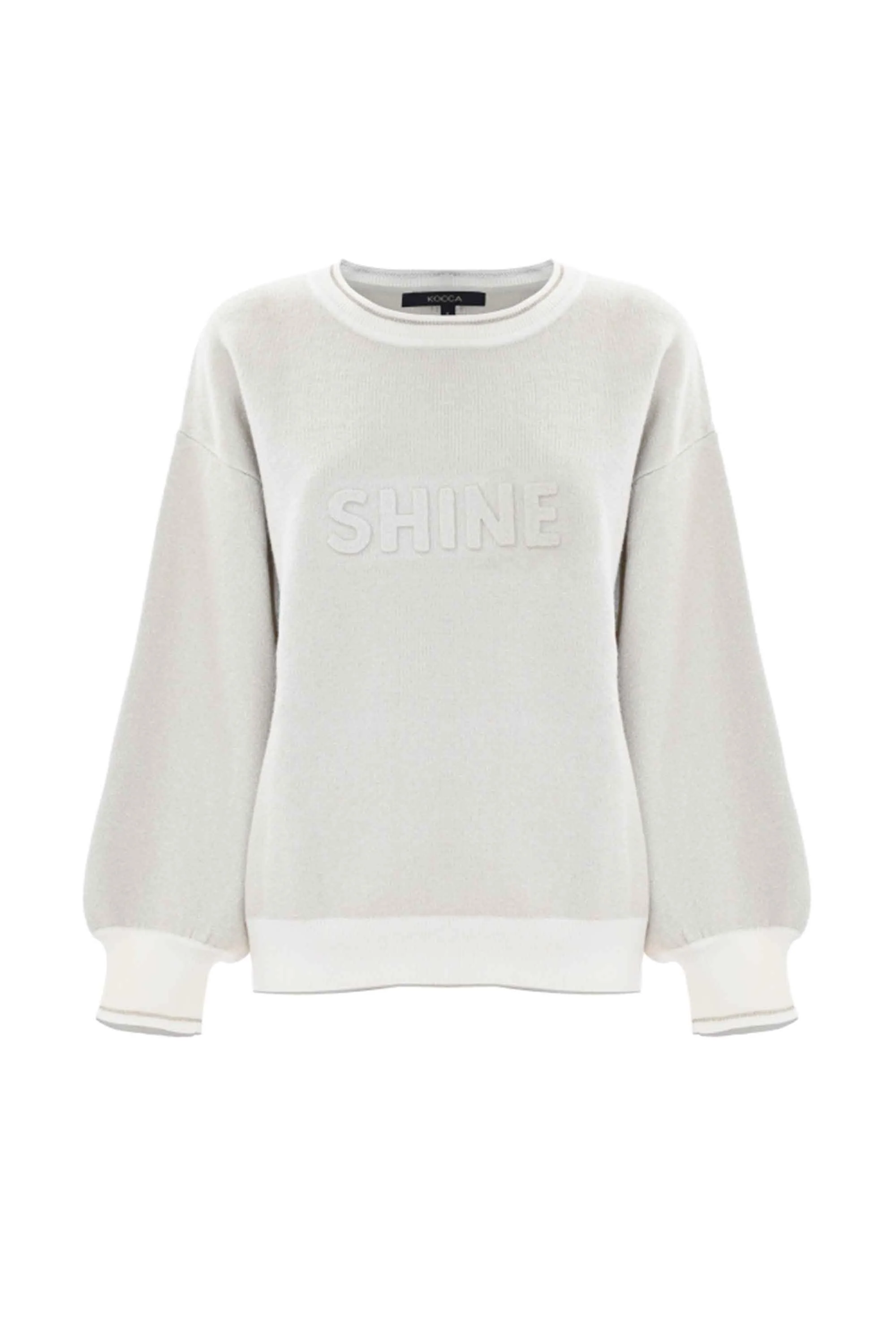 Maglia girocollo con stampa lettering - Maglia M/L Ennona - Image 5