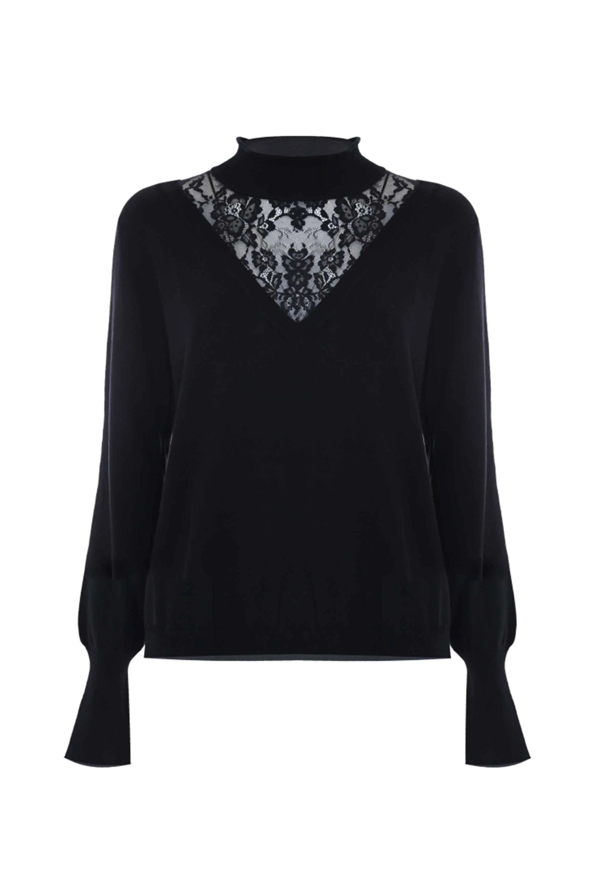 Maglia con inserto in pizzo - Maglia M/L Egeria - Image 5