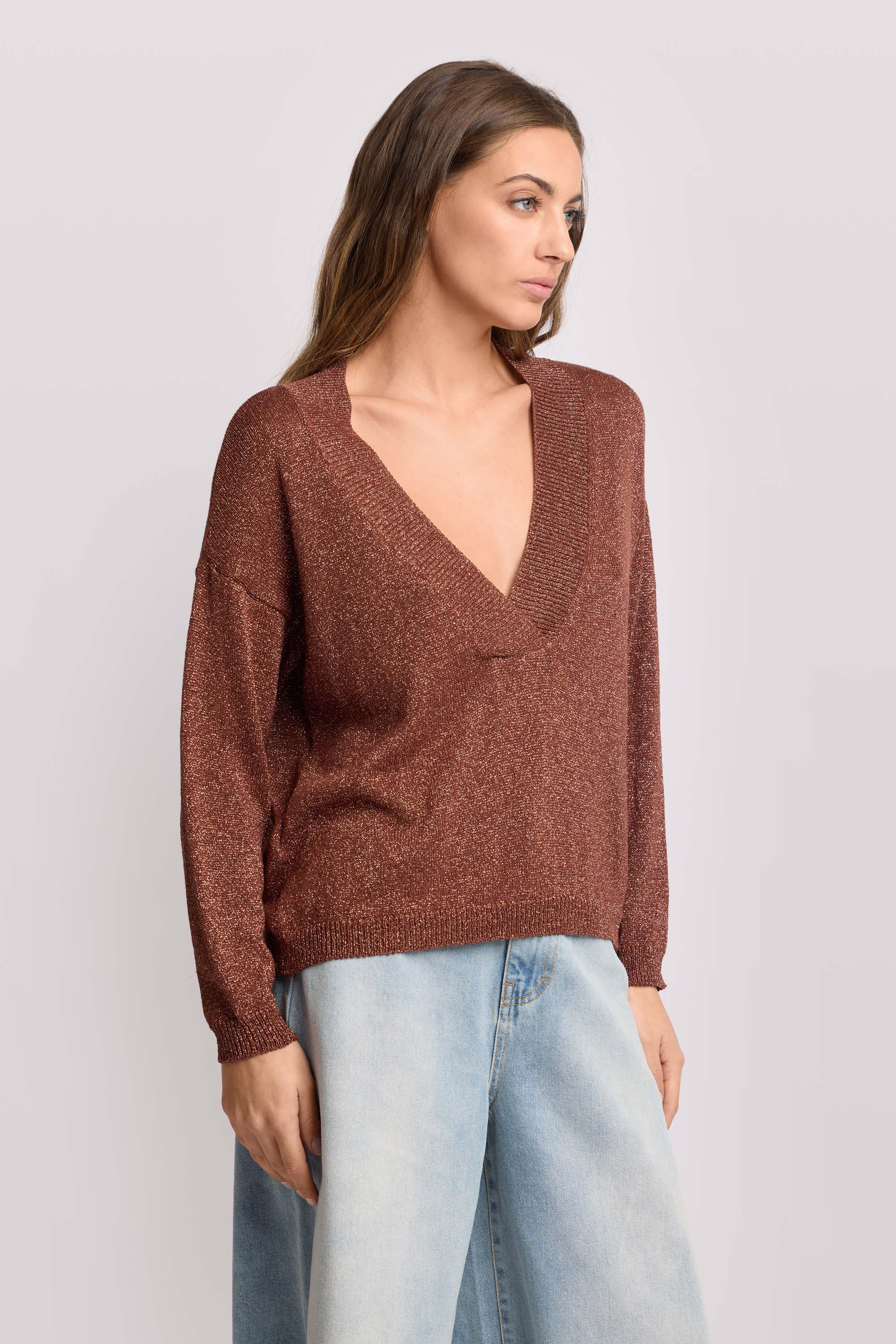 Maglia con scollo a V - Maglia M/L FUIMUR - Image 4