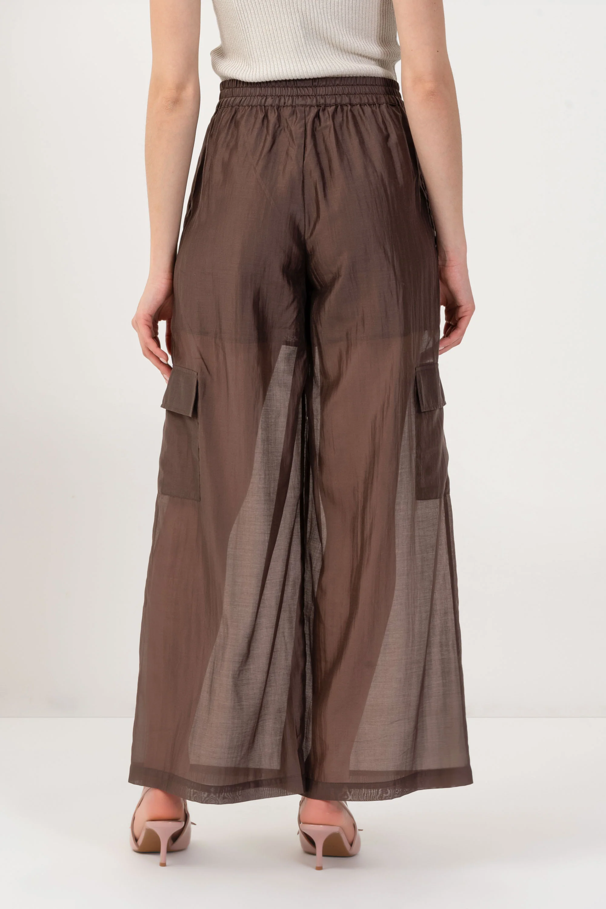 Pantaloni in tessuto leggero - PANTALONE FASHION PAMIX - Image 4